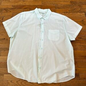 Bonobos XXL 100% cotton Lightweight SS Shirt Light Green